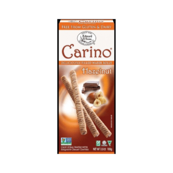 Galletas En Forma De Rollo Rellenas De Avellana Carino 100 g